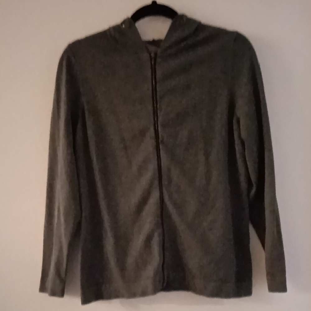 Gray Zip-Up Hoodie